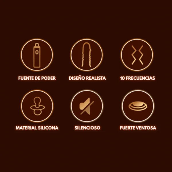 dildo vibrador con control zar