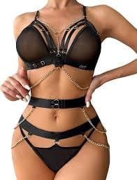 Conjunto tiras y cadena